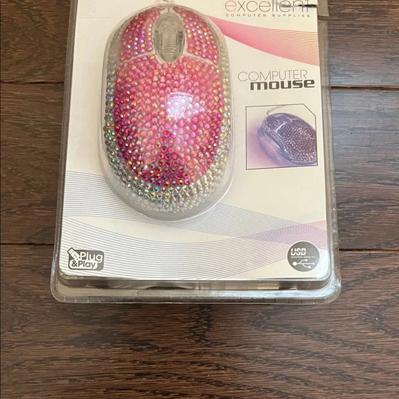 Excellent Pink Computer Mouse - Picture 1 of 4